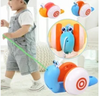 Juguete De Arrastre Ninos Caracol Led