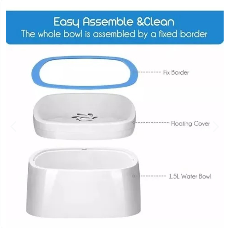Bowl Antisplash Para Tus Mascotas