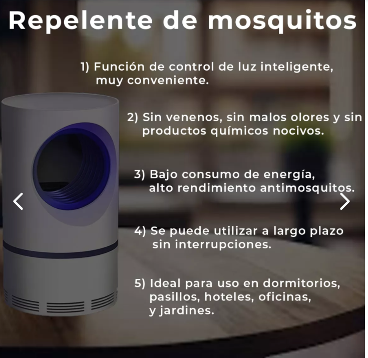 Lampara Led Atrapa Mosquitos Usb