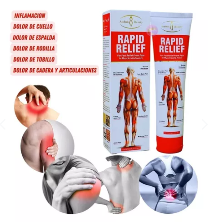 Crema Analgésica para Músculos y Articulaciones.