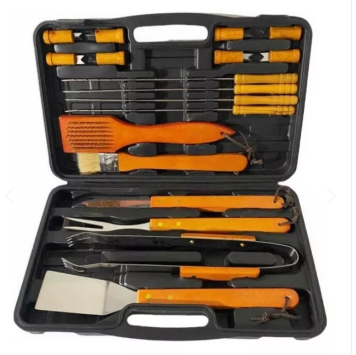 Set Parrilleros Asado Maleta 18 Piezas