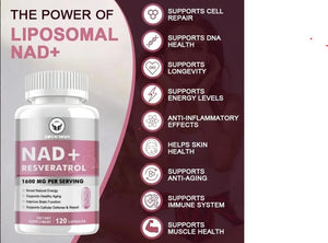 NAD+RESVERATROL 60 CAPSULAS