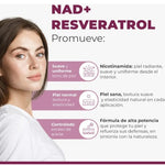 NAD+RESVERATROL 60 CAPSULAS
